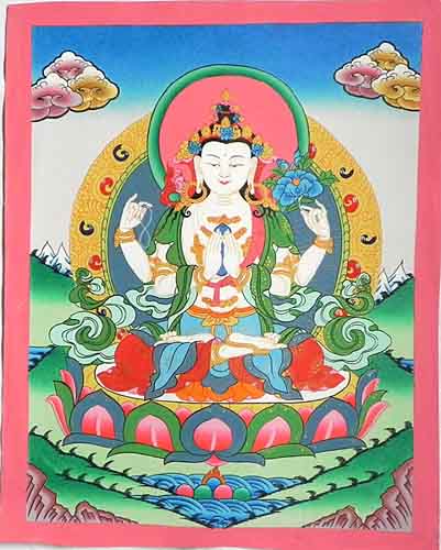 Avalokiteshvara  Thangka